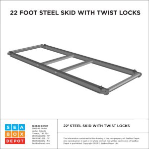 Skid – 22' With Twistlocks