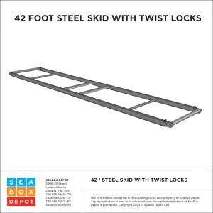 Skid – 42' With Twistlocks
