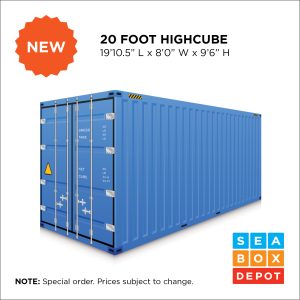 New 20' Highcube