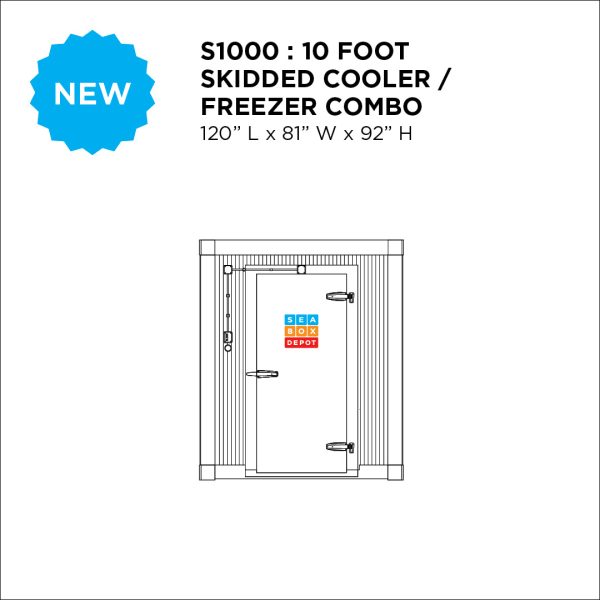 S1000 10' Skidded Cooler / Freezer Combo - Image 5