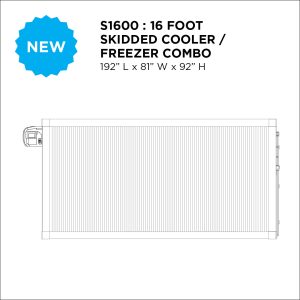 S1600 16' Skidded Cooler / Freezer Combo